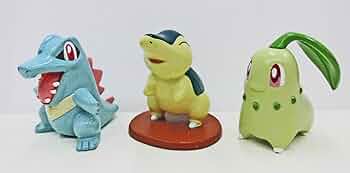 ポケモン - ポケモン　フィギュア　モンコレ色違いリペイント　ヒノアラシ　チコリータ　ワニノコ ポケモン モンコレ ヒノアラシ進化セット 色違い リペイント